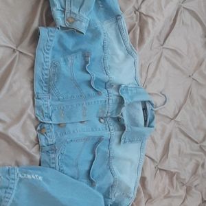 Fashionnova Cropped Oversized Denim Jacket